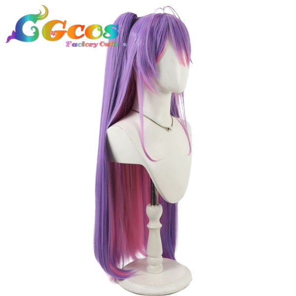 画像2: バーチャルYouTuber　ウィッグ　VTuber　常闇トワ　ジャージメイド風衣装　コスプレ衣装 (2)