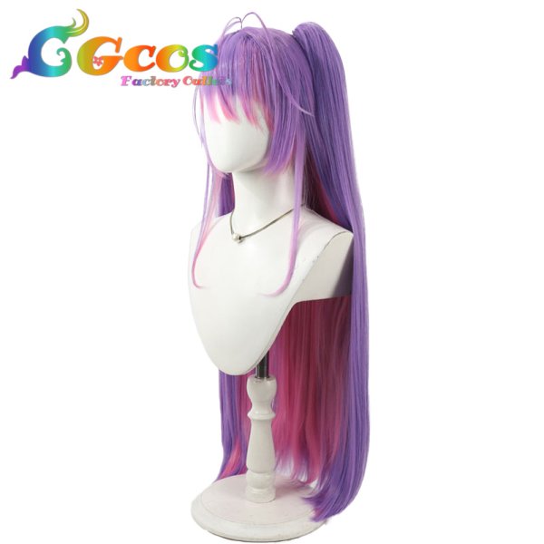 画像3: バーチャルYouTuber　ウィッグ　VTuber　常闇トワ　ジャージメイド風衣装　コスプレ衣装 (3)