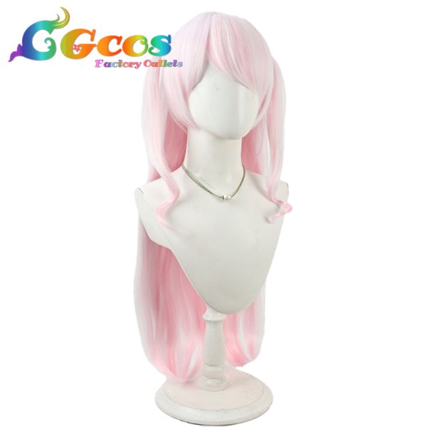 画像2: バーチャルYouTuber　ウィッグ　Vtuber　椎名唯華　Cafe Cutemare　コスプレ衣装 (2)