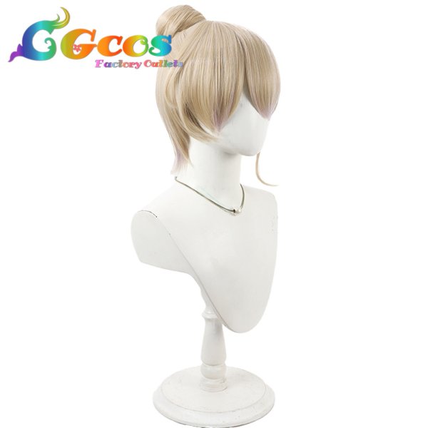 画像1: バーチャルYouTuber　ウィッグ　Vtuber　轟はじめ　ホロナツパラダイス　コスプレ衣装 (1)