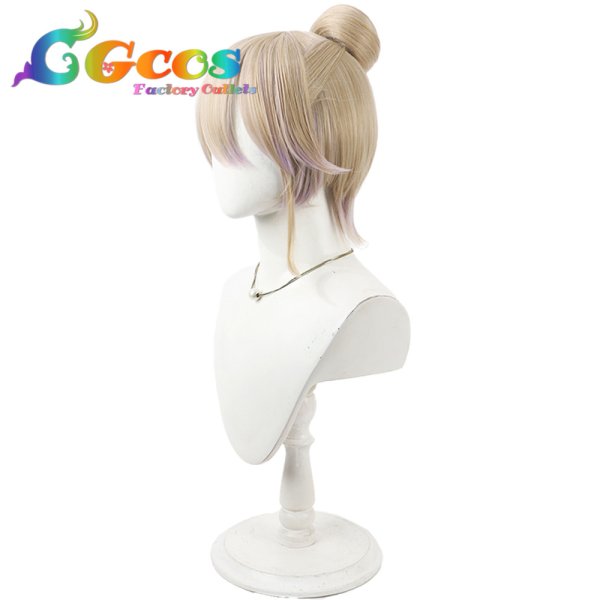 画像2: バーチャルYouTuber　ウィッグ　Vtuber　轟はじめ　ホロナツパラダイス　コスプレ衣装 (2)