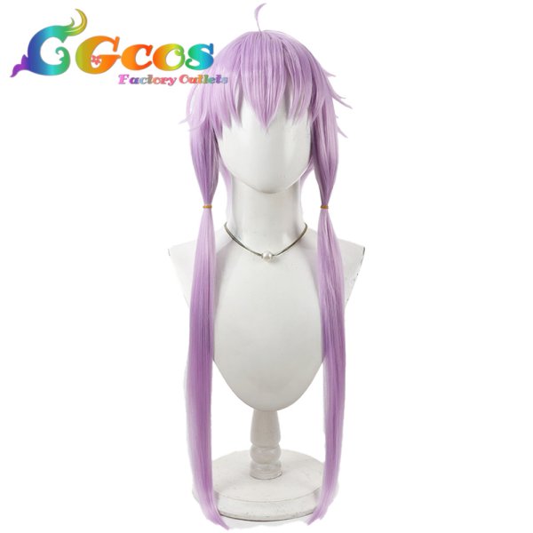 画像1: VOCALOID　ウィッグ　結月ゆかり　コスプレ衣装 (1)