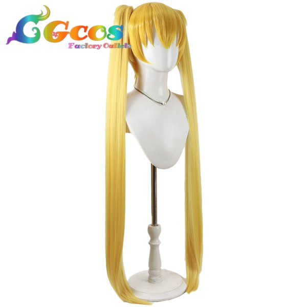 画像2: ハートキャッチプリキュア！　ウィッグ　明堂院いつき(キュアサンシャイン)　コスプレ衣装 (2)