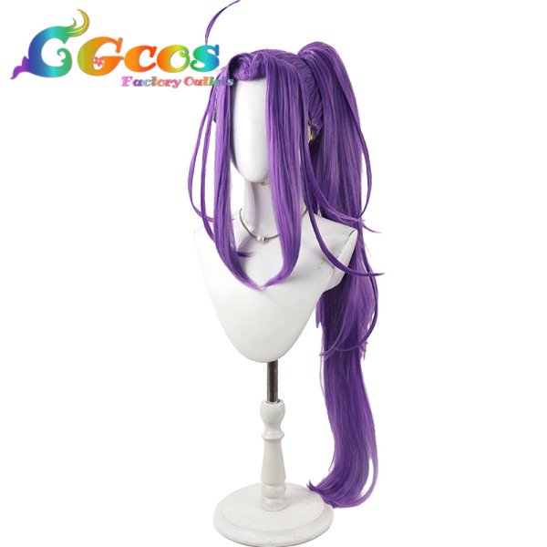 画像3: スイートプリキュア♪　ウィッグ　黒川エレン(キュアビート・セイレーン)　コスプレ衣装 (3)