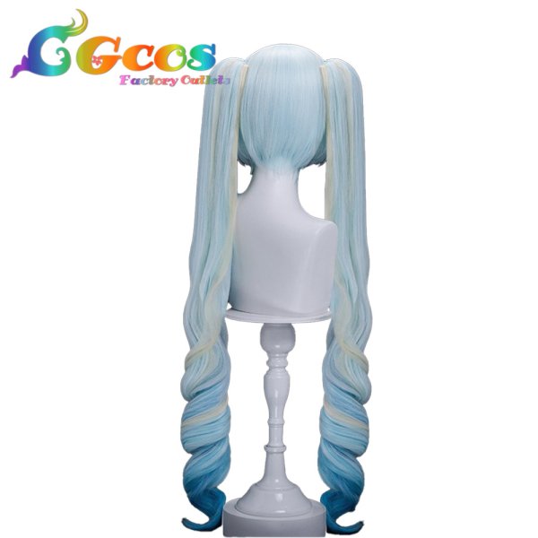 画像2: VOCALOID　ウィッグ　初音ミク　雪ミク2026　コスプレ衣装 (2)