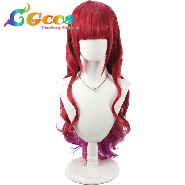 画像1: バーチャルYouTuber　ウィッグ　VTuber　宝鐘マリン　巻き髪　コスプレ衣装 (1)