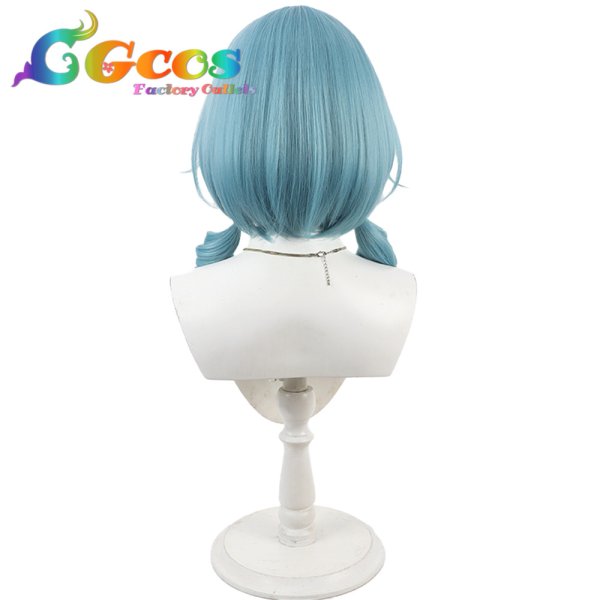 画像4: バーチャルYouTuber　ウィッグ　Vtuber　白波らむね　制服　コスプレ衣装 (4)