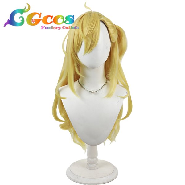 画像1: バーチャルYouTuber　ウィッグ　Vtuber　カエラ・コヴァルスキア（Kaela Kovalskia）　私服　コスプレ衣装 (1)