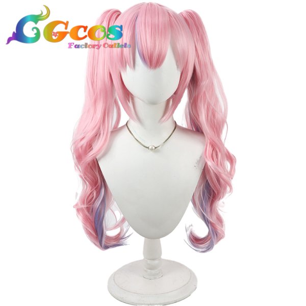 画像1: バーチャルYouTuber　ウィッグ　VTuber　夜羽咲クロネ　コスプレ衣装 (1)