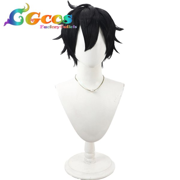 画像1: 桃源暗鬼　ウィッグ　淀川真澄　コスプレ衣装 (1)