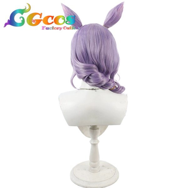 画像3: ウマ娘プリティーダービー　ウィッグ　メジロマックイーン　心、夜風にさらわれて　コスプレ衣装 (3)