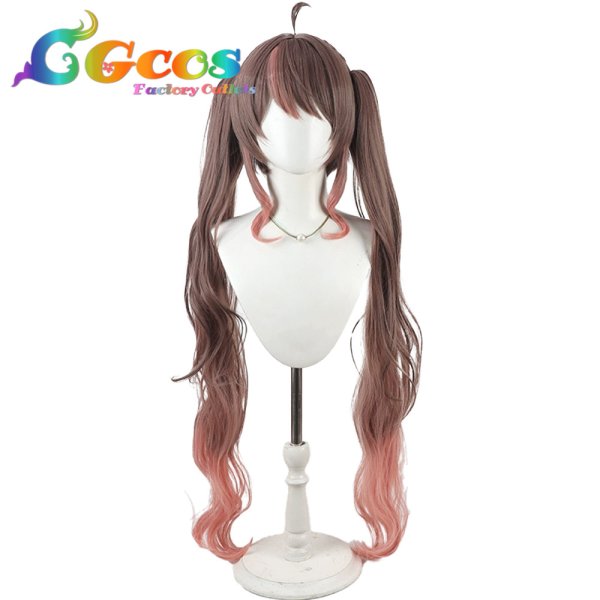 画像1: バーチャルYouTuber　ウィッグ　VTuber　夏色まつり　魔法少女衣装　コスプレ衣装 (1)