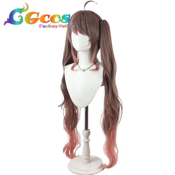 画像2: バーチャルYouTuber　ウィッグ　VTuber　夏色まつり　魔法少女衣装　コスプレ衣装 (2)