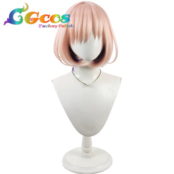 画像1: Fate/Grand Order　ウィッグ　FGO　マシュ・キリエライト　パラディーン　コスプレ衣装 (1)