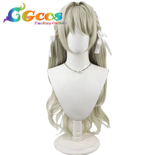 画像1: ブルーアーカイブ　ウィッグ　桜井ミヨ　コスプレ衣装 (1)