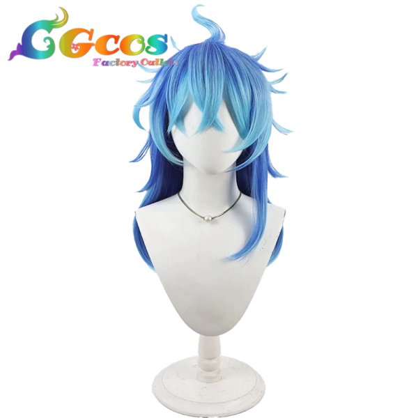 画像1: ツイステッドワンダーランド　ウィッグ　イデア・シュラウド(Idia Shroud)　コスプレ衣装 (1)