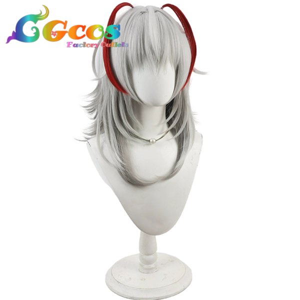 画像2: アークナイツ　ウィッグ　ウィシャデル　コスプレ衣装 (2)