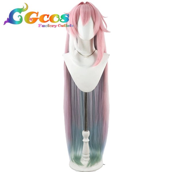 画像1: 崩壊：スターレイル　ウィッグ　キュレネ　円を描くさざ波　コスプレ衣装 (1)