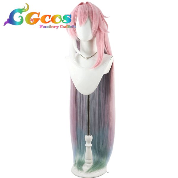 画像3: 崩壊：スターレイル　ウィッグ　キュレネ　円を描くさざ波　コスプレ衣装 (3)