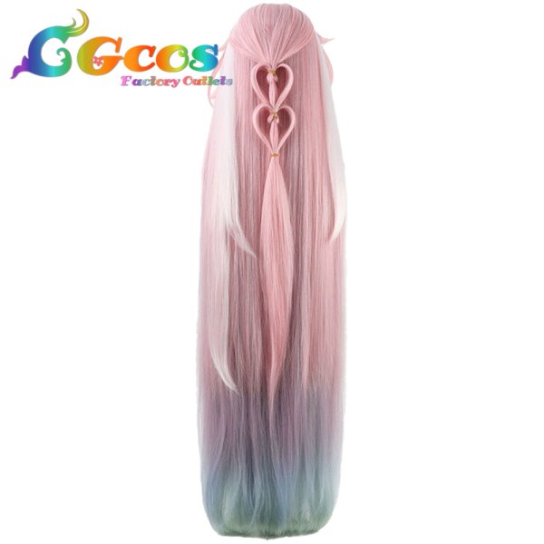 画像4: 崩壊：スターレイル　ウィッグ　キュレネ　円を描くさざ波　コスプレ衣装 (4)