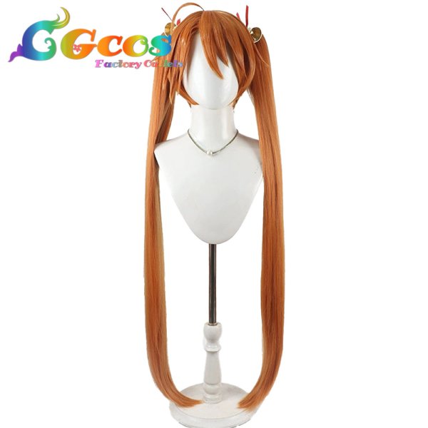 画像1: 魔法先生ネギま!　ウィッグ　神楽坂明日菜　コスプレ衣装 (1)