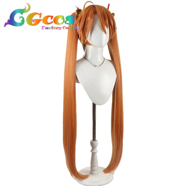 画像2: 魔法先生ネギま!　ウィッグ　神楽坂明日菜　コスプレ衣装 (2)