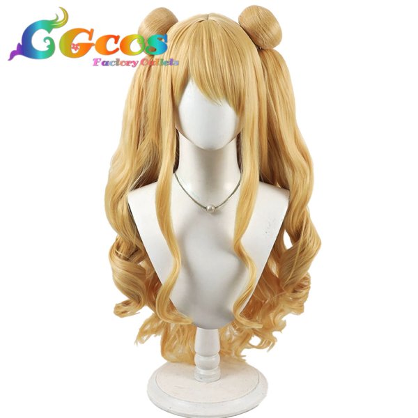 画像1: 真・恋姫†夢想-革命- 蒼天の覇王　ウィッグ　曹洪　コスプレ衣装 (1)