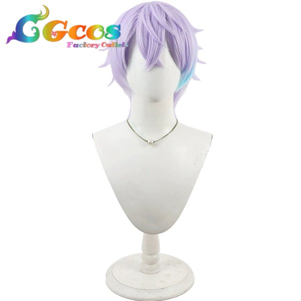 画像1: バーチャルYouTuber　ウィッグ　VTuber　水月ルザク　コスプレ衣装 (1)