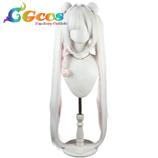 画像1: ブルーアーカイブ　ウィッグ　プラナ　ハロウィンVer.　キョンシー　コスプレ衣装 (1)