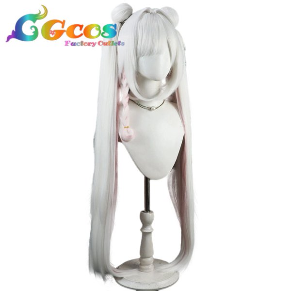 画像2: ブルーアーカイブ　ウィッグ　プラナ　ハロウィンVer.　キョンシー　コスプレ衣装 (2)