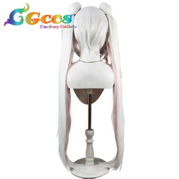 画像4: ブルーアーカイブ　ウィッグ　プラナ　ハロウィンVer.　キョンシー　コスプレ衣装 (4)