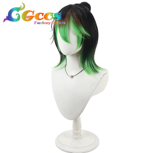 画像3: バーチャルYouTuber　ウィッグ　VTuber　花畑チャイカ　チャイカ・ブライン　コスプレ衣装 (3)