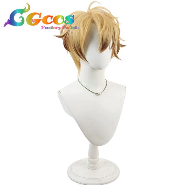 画像2: 刀剣乱舞　ウィッグ　古備前信房　コスプレ衣装 (2)