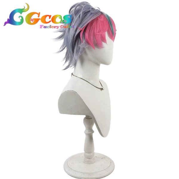 画像2: バーチャルYouTuber　ウィッグ　VTuber　ジョー・力一　白スーツ　コスプレ衣装 (2)