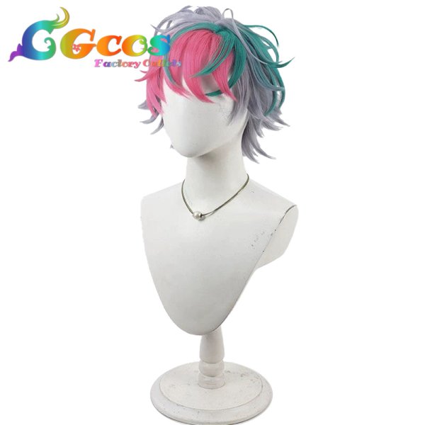 画像3: バーチャルYouTuber　ウィッグ　VTuber　ジョー・力一　白スーツ　コスプレ衣装 (3)