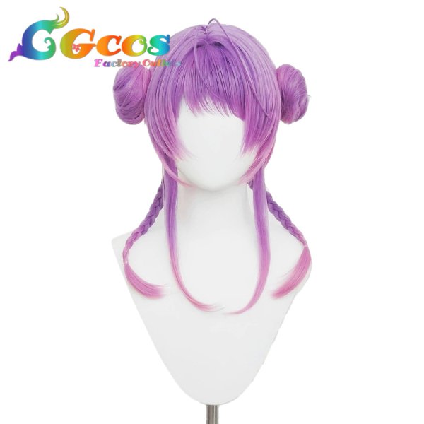 画像1: バーチャルYouTuber　ウィッグ　VTuber　常闇トワ　チャイナ風なメイドジャージ　コスプレ衣装 (1)