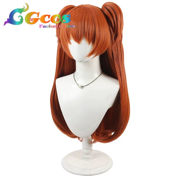 画像3: 新世紀エヴァンゲリオン　ウィッグ　惣流・アスカ・ラングレー　プラグスーツ　コスプレ衣装 (3)