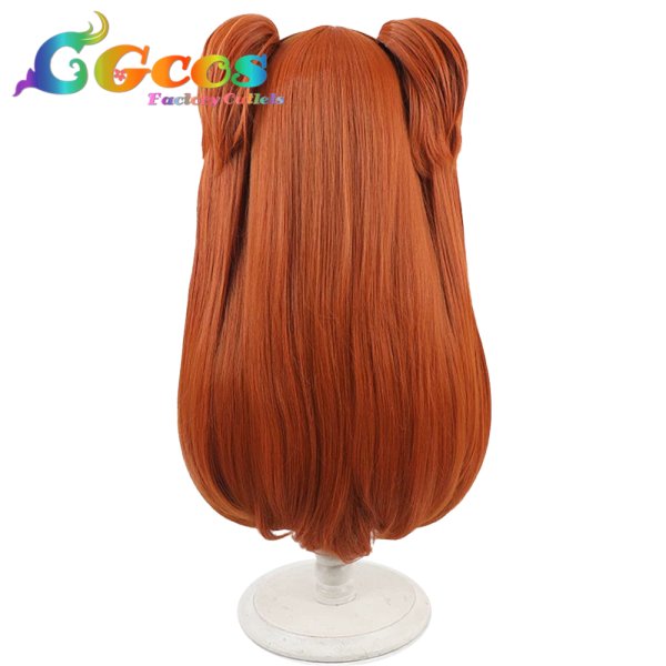 画像4: 新世紀エヴァンゲリオン　ウィッグ　惣流・アスカ・ラングレー　プラグスーツ　コスプレ衣装 (4)