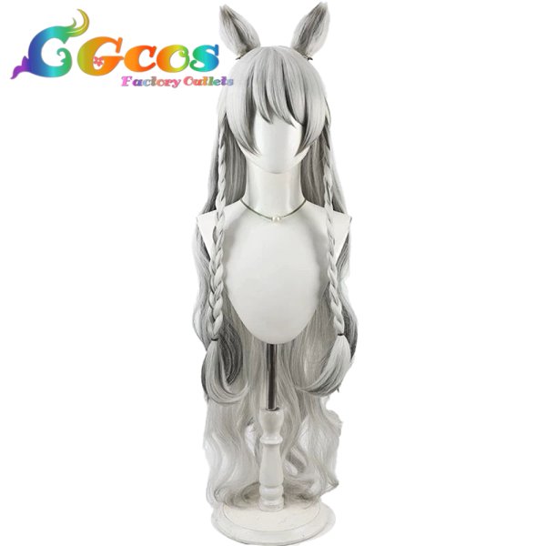 画像1: アークナイツ　ウィッグ　聖聆プラマニクス　コスプレ衣装 (1)