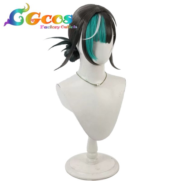 画像2: バーチャルYouTuber　ウィッグ　Vtuber　輪堂千速　Solid Edge衣装　コスプレ衣装 (2)