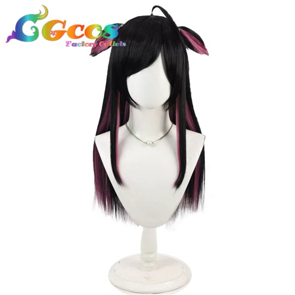 画像1: バーチャルYouTuber　ウィッグ　VTuber　夜牛詩乃　コスプレ衣装 (1)