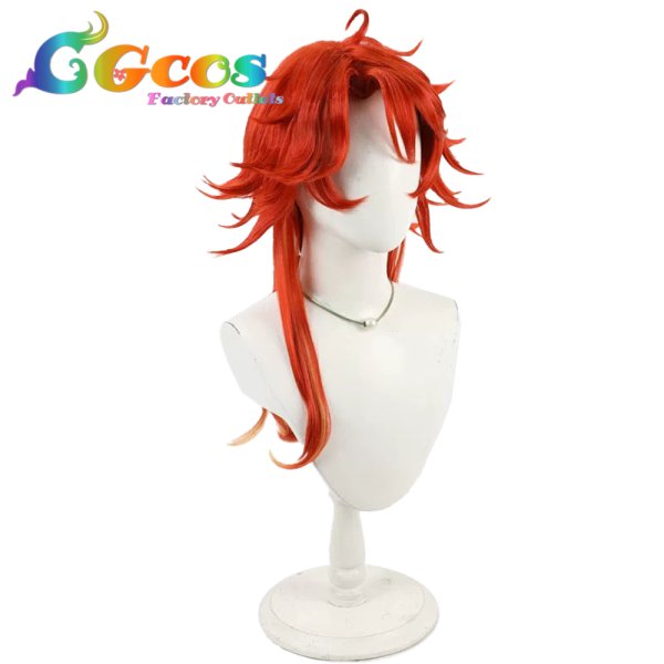 画像2: 刀剣乱舞　ウィッグ　三郎国宗　コスプレ衣装 (2)