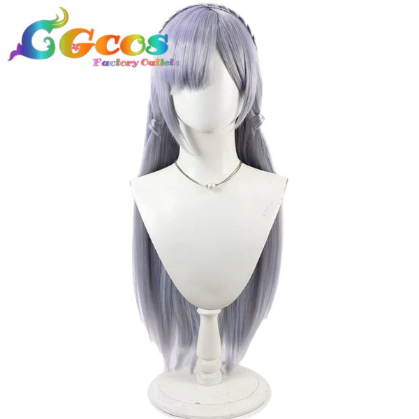 画像1: バーチャルYouTuber　ウィッグ　VTuber　葉加瀬冬雪　5th Anniversary　SYMPHONIA　コスプレ衣装 (1)