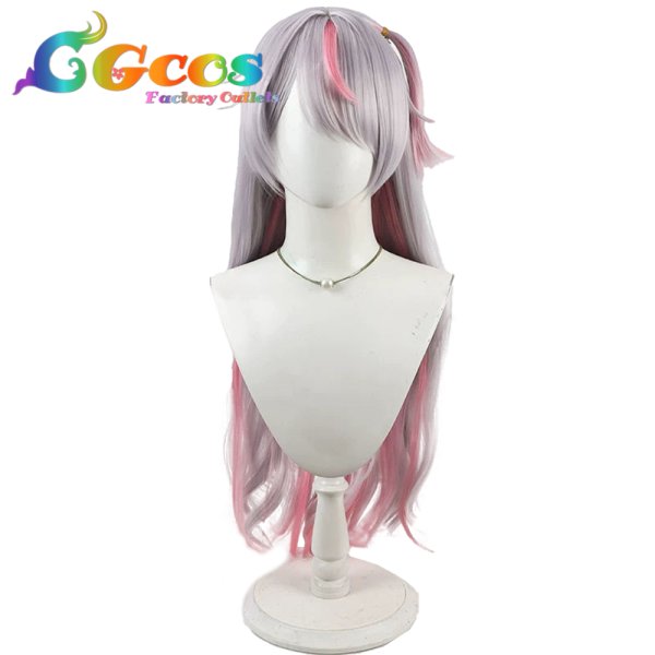 画像1: バーチャルYouTuber　ウィッグ　VTuber　兎咲ミミ　初期衣装　コスプレ衣装 (1)