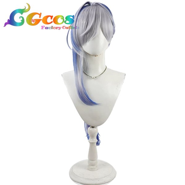 画像1: バーチャルYouTuber　ウィッグ　VTuber　天音かなた　1stソロライブ　LOCK ON　コスプレ衣装 (1)