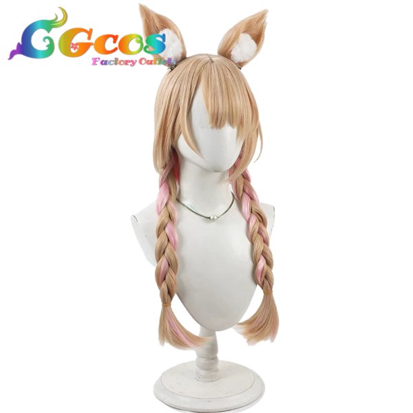 画像2: アークナイツ　ウィッグ　カゼマル　軽やかな幻影　コスプレ衣装 (2)