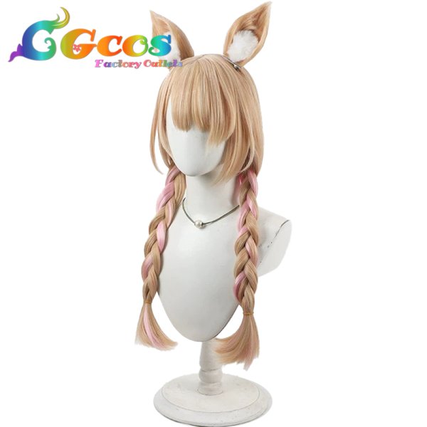 画像3: アークナイツ　ウィッグ　カゼマル　軽やかな幻影　コスプレ衣装 (3)