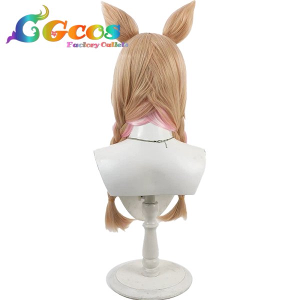 画像4: アークナイツ　ウィッグ　カゼマル　軽やかな幻影　コスプレ衣装 (4)