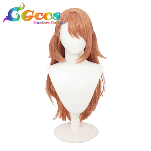 画像1: プロジェクトセカイ カラフルステージ！ feat. 初音ミク　ウィッグ　花里みのり　5th Anniversary　感謝祭　コスプレ衣装 (1)