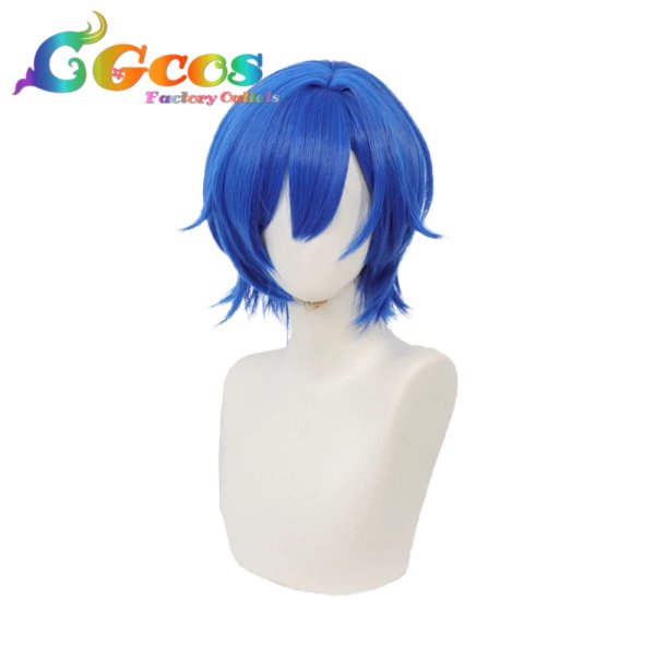 画像1: プロジェクトセカイ カラフルステージ！ feat. 初音ミク　ウィッグ　Kaito　5th Anniversary　感謝祭　コスプレ衣装 (1)